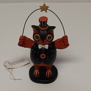 Johanna Parker Dapper Owl Figurine